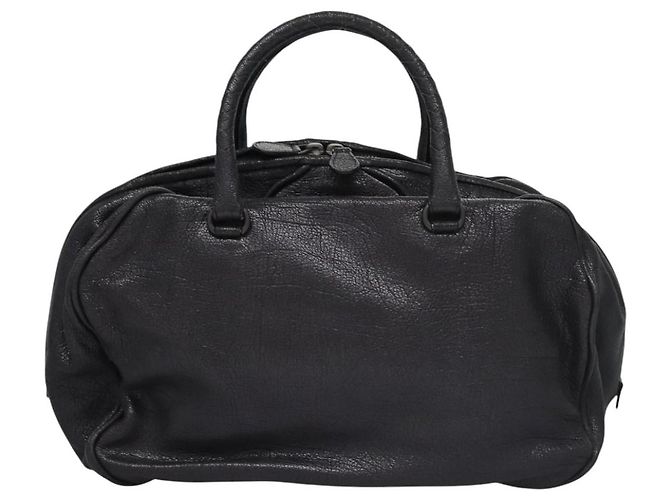 Autre Marque BORSA IN PELLE DI CAPRA BOTTEGA VENETA NERA Auth mr1050V Nero - vista 13