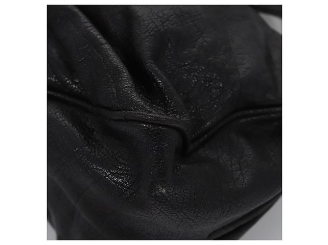 Autre Marque BORSA IN PELLE DI CAPRA BOTTEGA VENETA NERA Auth mr1050V Nero - vista 14