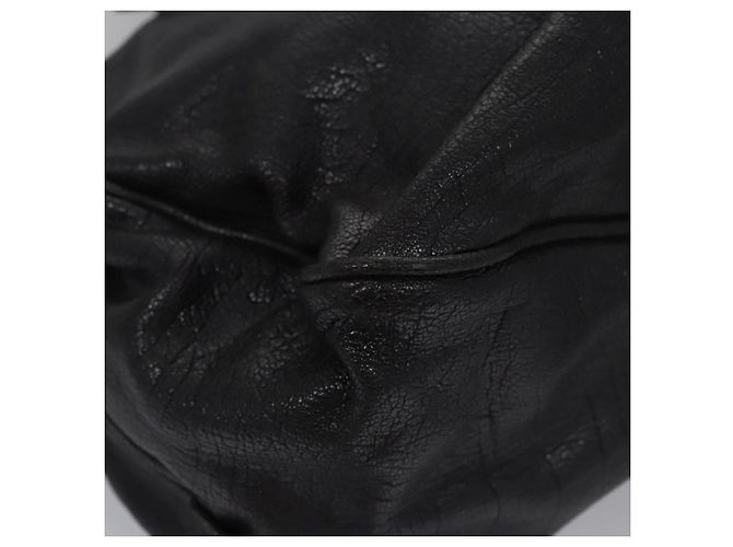 Autre Marque BORSA IN PELLE DI CAPRA BOTTEGA VENETA NERA Auth mr1050V Nero - vista 15