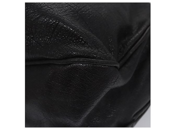 Autre Marque BORSA IN PELLE DI CAPRA BOTTEGA VENETA NERA Auth mr1050V Nero - vista 16