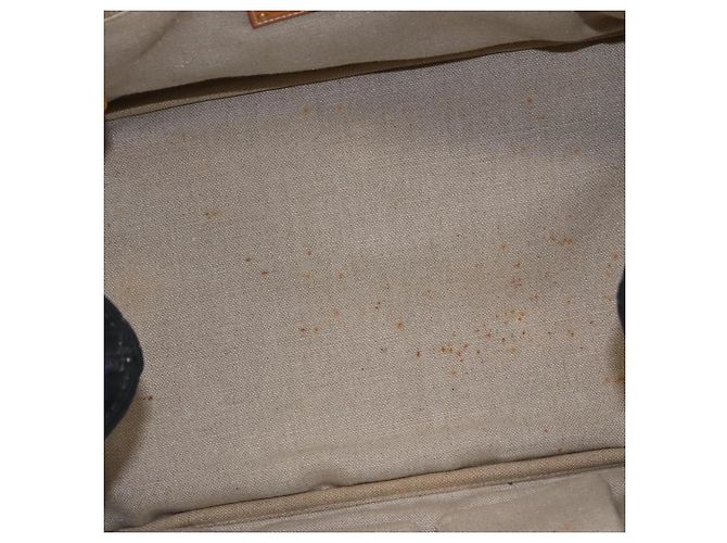 PRADA Canapa GM Borsa a mano in tela blu oro Auth EC334 D'oro - vista 11