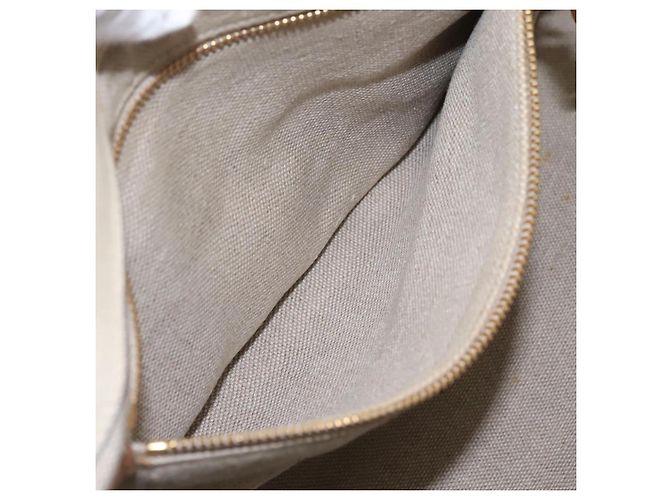 PRADA Canapa GM Borsa a mano in tela blu oro Auth EC334 D'oro - vista 20