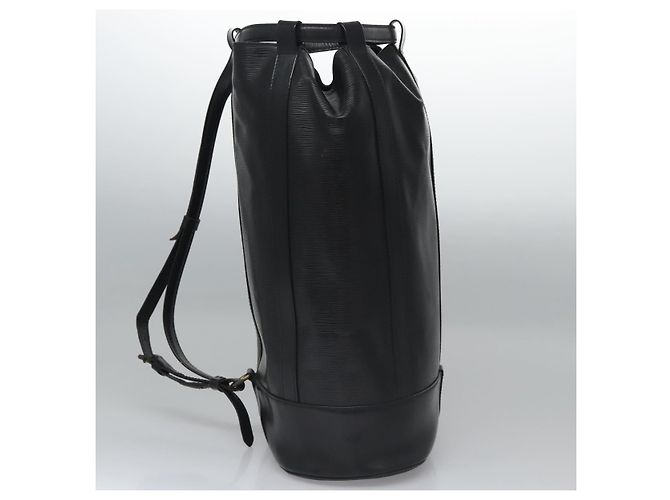 LOUIS VUITTON Borsa a Spalla Epi Randonnee GM Nera M43082 LV Auth BA326 Nero - vista 4
