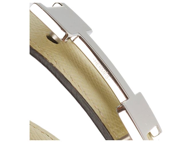 Hermès HERMES Gelbes Lederaccessoire - 102759 - Ansicht 7