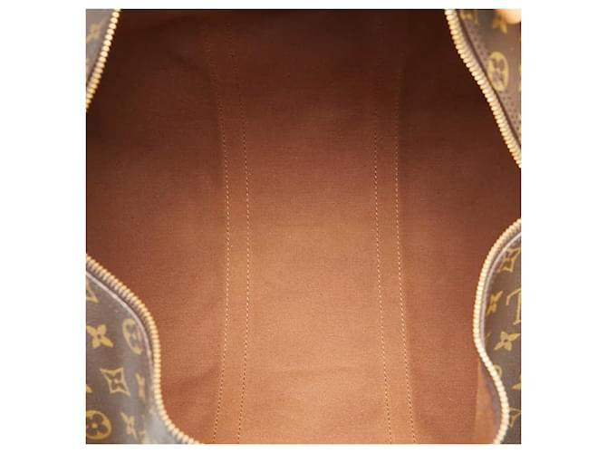 Borsa Boston Louis Vuitton Monogram Keepall 50 Marrone - vista 4