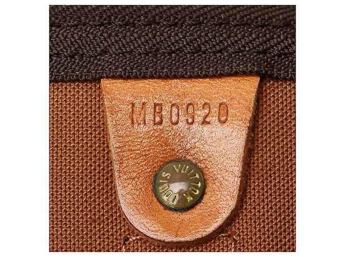 Borsa Boston Louis Vuitton Monogram Keepall 50 Marrone - vista 7