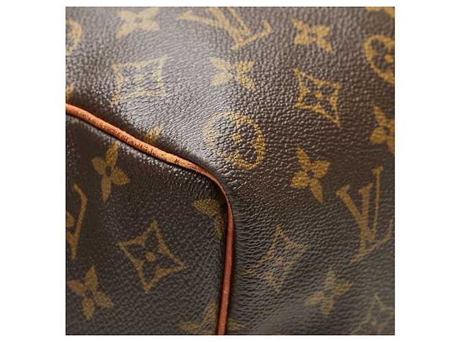 Borsa Boston Louis Vuitton Monogram Keepall 50 Marrone - vista 8