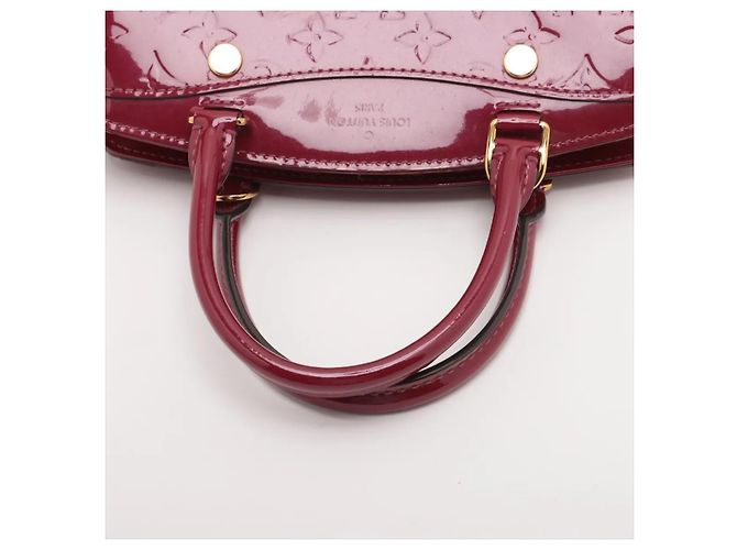 Borsa Louis Vuitton Vernis Blair PM Rosa in pelle - vista 10