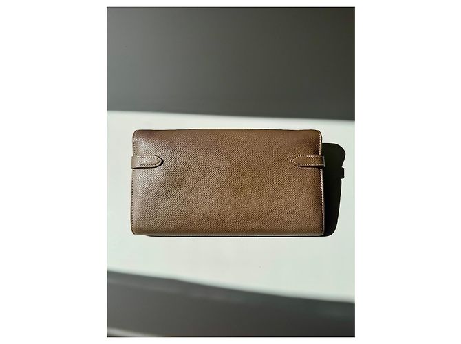 Carteira Hermès Kelly Long Epsom Taupe Camelo - vista 11