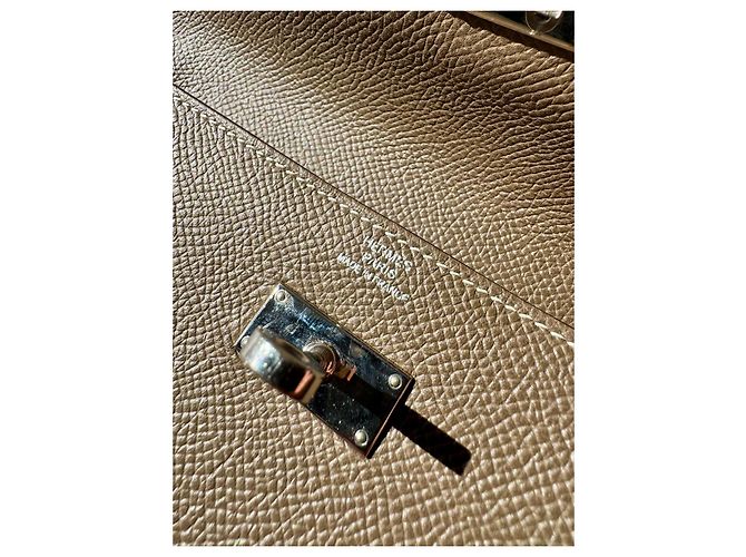 Carteira Hermès Kelly Long Epsom Taupe Camelo - vista 5