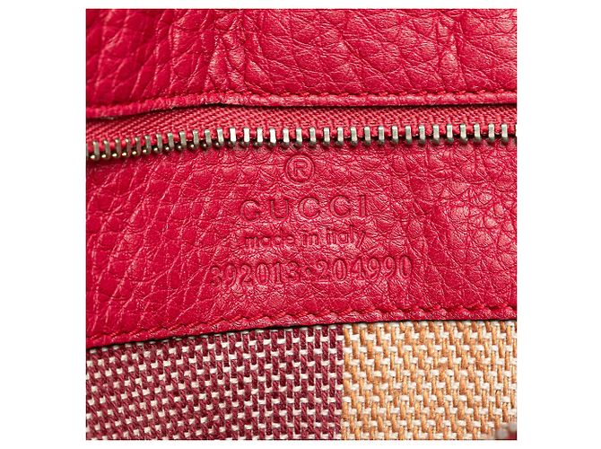 Bamboo Bolsa Satchel Daily Gucci em couro de bezerro rosa tamanho Medium com alça de bambu - vista 6