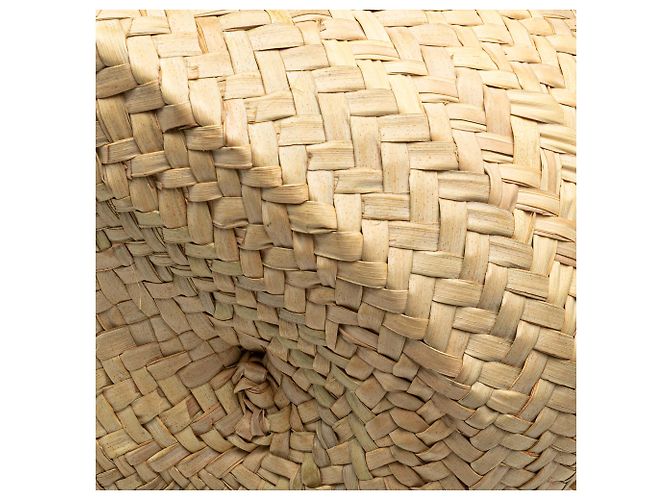 Céline Celine Panier Tote Classic in Raffia Beige - vista 9