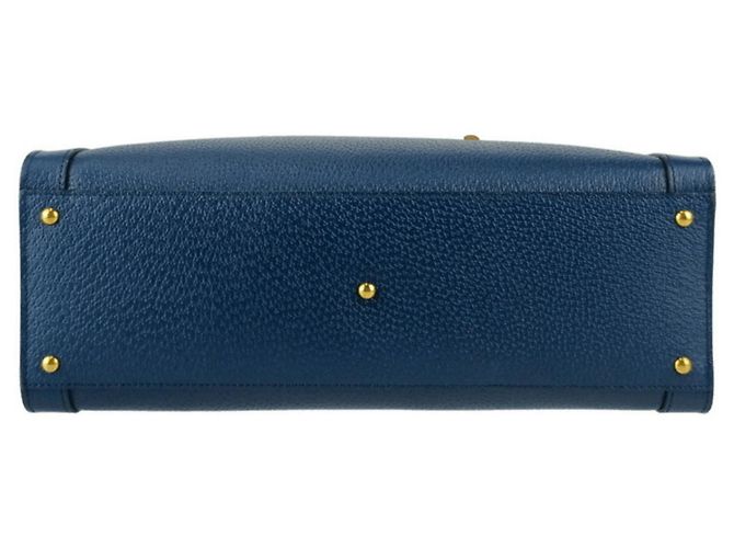 Borsa Tote Media Gucci Diana Blu - vista 4
