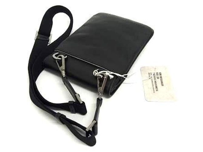 Borsa a Spalla Jimmy Choo Kimi Messenger RCX Nero - vista 2