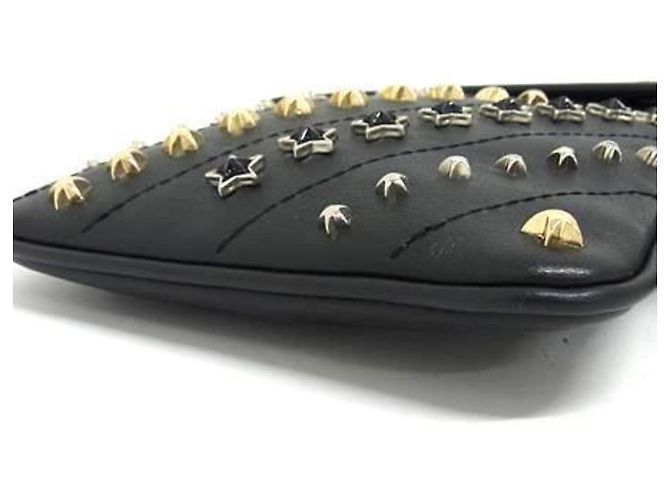 Borsa a Spalla Jimmy Choo Kimi Messenger RCX Nero - vista 3