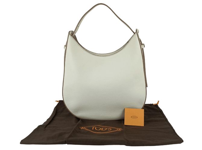 Borsa a Spalla Grande Oboe di Tod's Bianco - vista 10