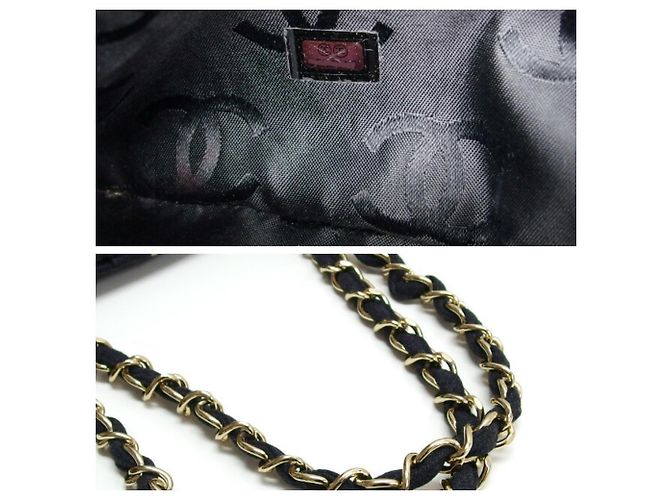 Borsa Tote Chanel Wild Stitch Chain Nero Grigio antracite - vista 11