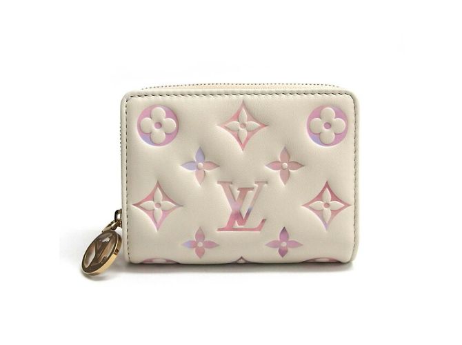 Cartera Bifold Loup Monogram Coussin Louis Vuitton Rosa Beige Monograma - vista 2
