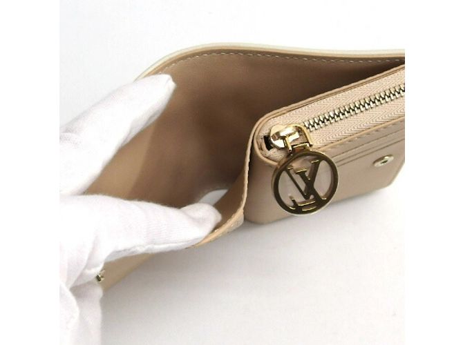 Cartera Bifold Loup Monogram Coussin Louis Vuitton Rosa Beige Monograma - vista 8