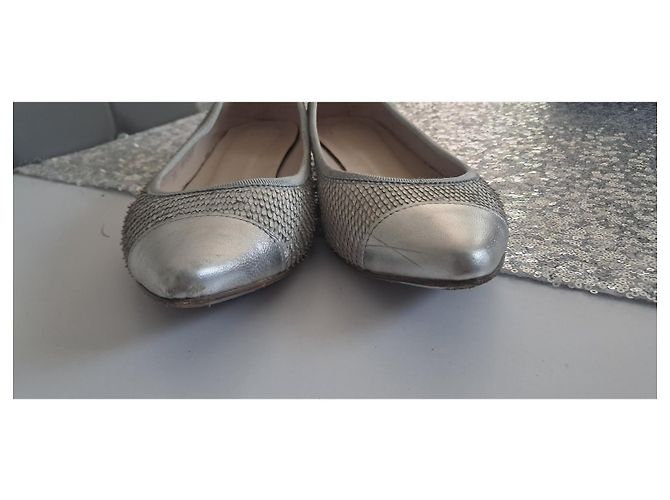 Escada Pumps Silber Synthetik - Ansicht 2