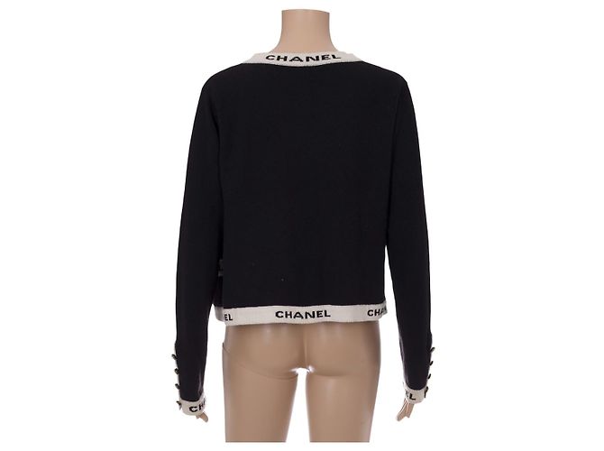 Prenda CHANEL de Cachemira Negra - 102757 Negro - vista 3