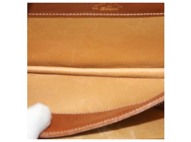 GUCCI Schultertasche aus Canvas Leder Braun Gold Auth ep9840 Golden - Ansicht 10