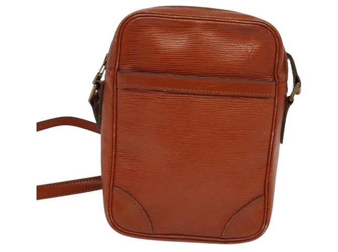 LOUIS VUITTON Borsa a Spalla Epi Danube Marrone M51694 LV Auth ep9846 - vista 13