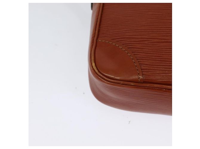 LOUIS VUITTON Borsa a Spalla Epi Danube Marrone M51694 LV Auth ep9846 - vista 16