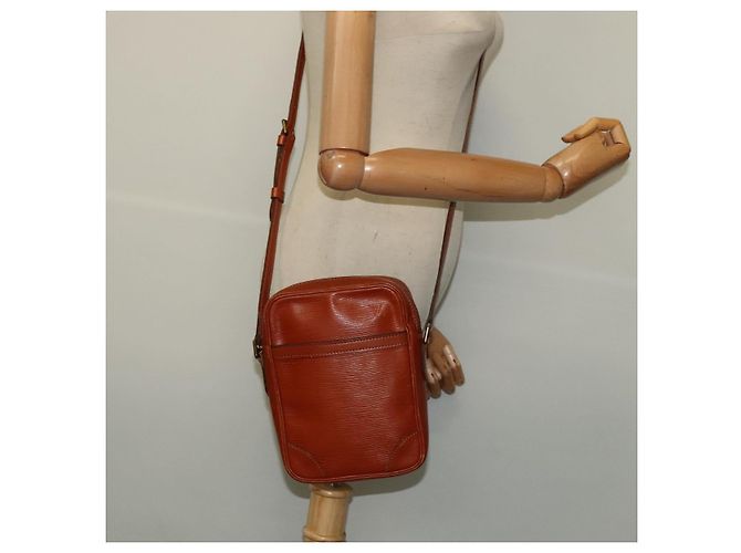 LOUIS VUITTON Borsa a Spalla Epi Danube Marrone M51694 LV Auth ep9846 - vista 22