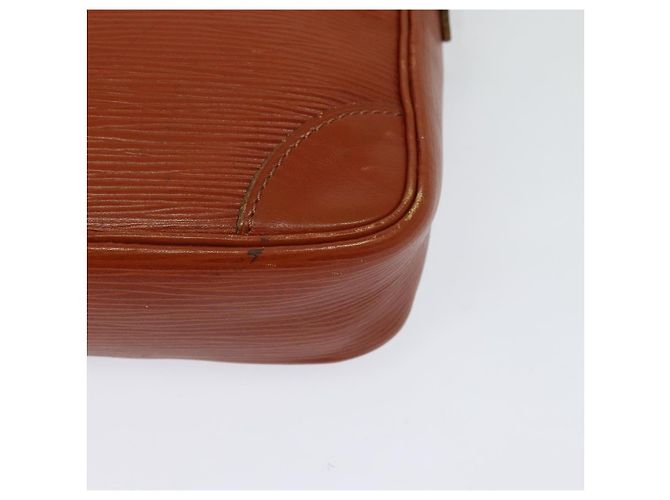 LOUIS VUITTON Borsa a Spalla Epi Danube Marrone M51694 LV Auth ep9846 - vista 8