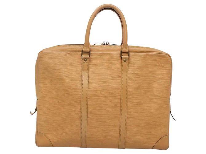 LOUIS VUITTON Borsa Porta Documenti da Viaggio Epi Winnipeg Beige LV Auth bs27743 - vista 13