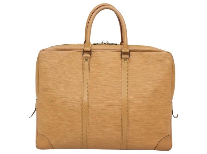 LOUIS VUITTON Borsa Porta Documenti da Viaggio Epi Winnipeg Beige LV Auth bs27743 - vista 2
