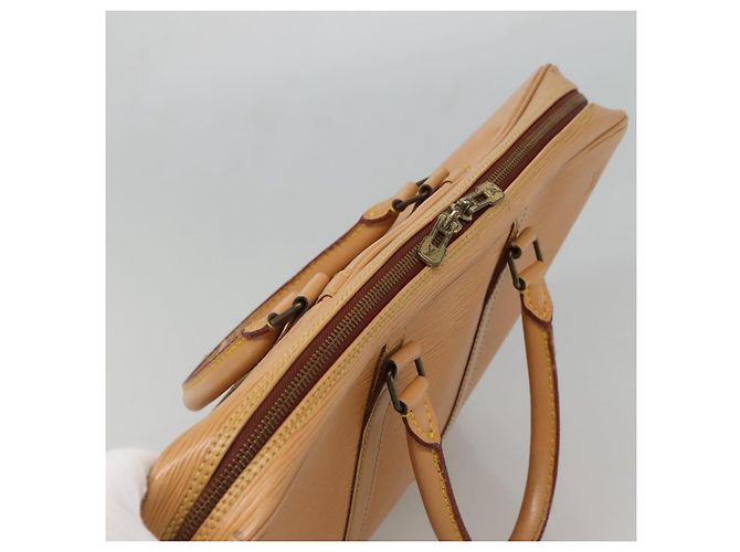 LOUIS VUITTON Borsa Porta Documenti da Viaggio Epi Winnipeg Beige LV Auth bs27743 - vista 6