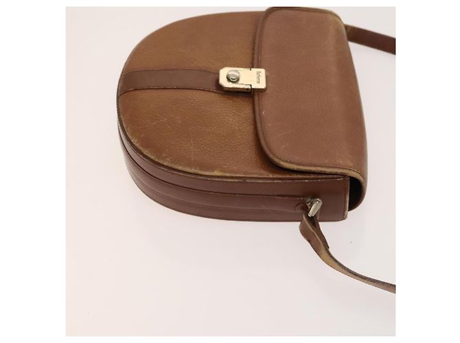 Autre Marque Borsa a Spalla Burberrys Nova Check in Pelle PVC 2 Set Beige Marrone Auth gh436 - vista 4