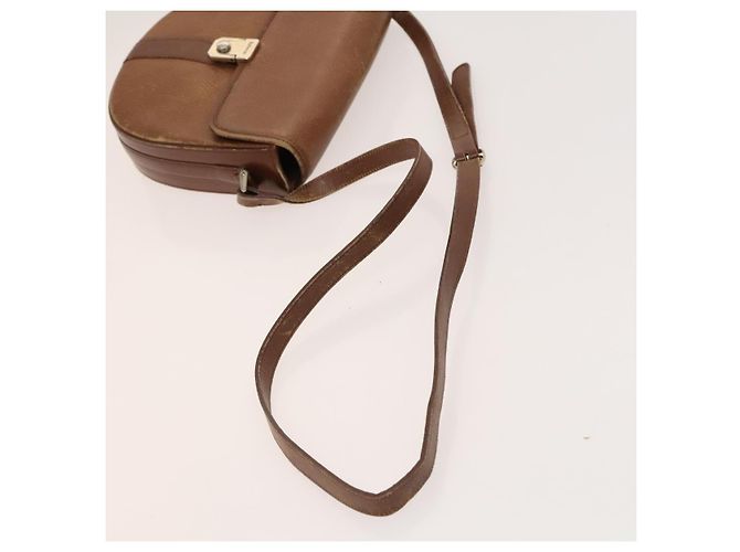Autre Marque Borsa a Spalla Burberrys Nova Check in Pelle PVC 2 Set Beige Marrone Auth gh436 - vista 5