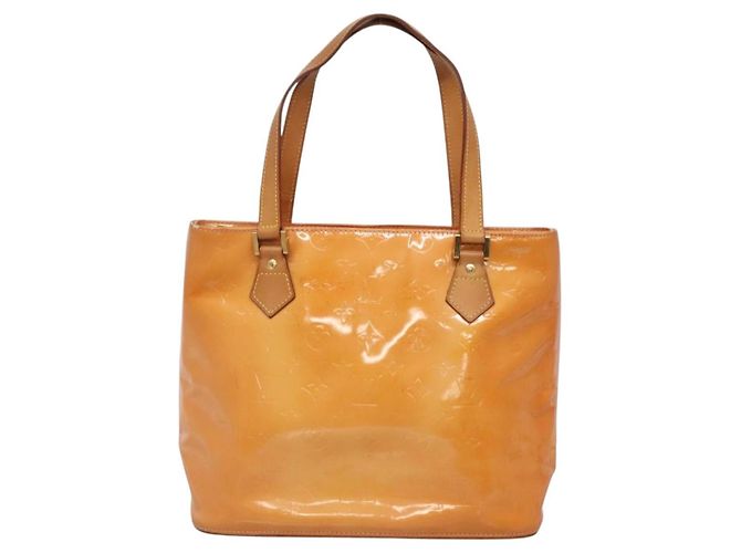 LOUIS VUITTON Borsa Houston Monogram Vernis Rosa Marshmallow M91302 LV Auth BA3921 - vista 13