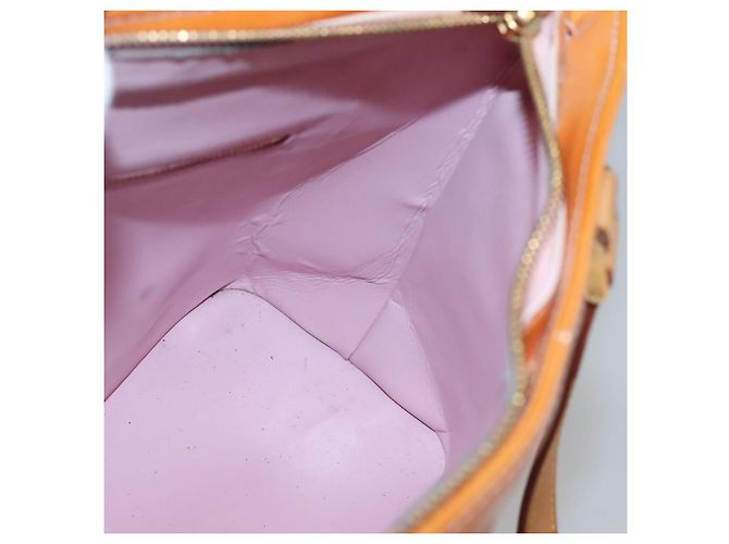 LOUIS VUITTON Borsa Houston Monogram Vernis Rosa Marshmallow M91302 LV Auth BA3921 - vista 19