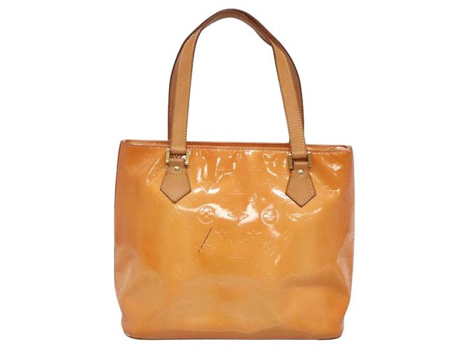 LOUIS VUITTON Borsa Houston Monogram Vernis Rosa Marshmallow M91302 LV Auth BA3921 - vista 2
