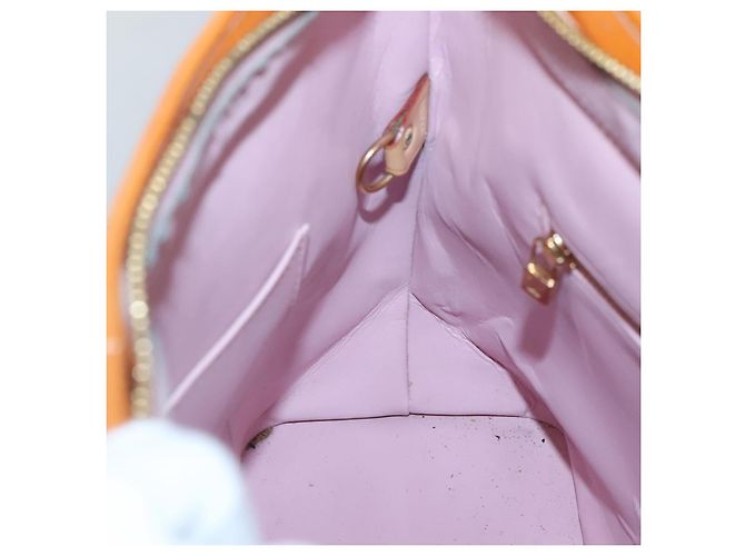LOUIS VUITTON Borsa Houston Monogram Vernis Rosa Marshmallow M91302 LV Auth BA3921 - vista 20