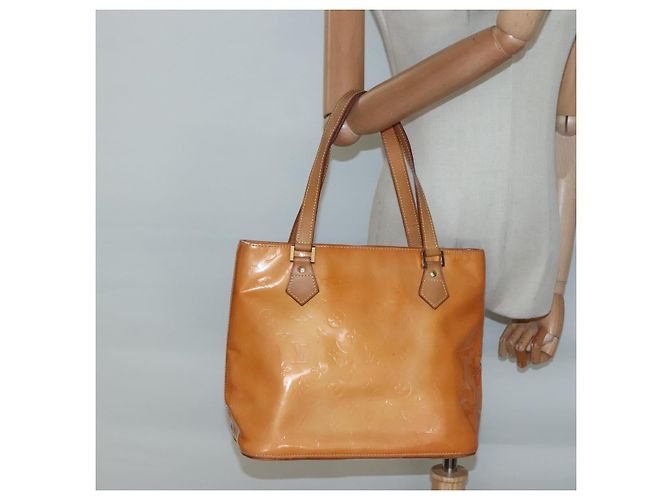 LOUIS VUITTON Borsa Houston Monogram Vernis Rosa Marshmallow M91302 LV Auth BA3921 - vista 23