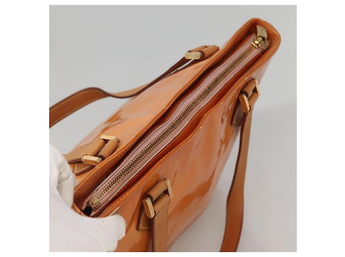 LOUIS VUITTON Borsa Houston Monogram Vernis Rosa Marshmallow M91302 LV Auth BA3921 - vista 6