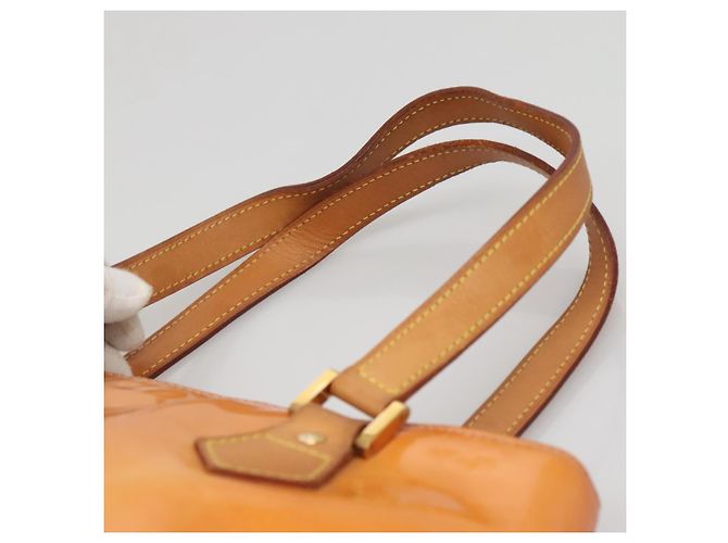 LOUIS VUITTON Borsa Houston Monogram Vernis Rosa Marshmallow M91302 LV Auth BA3921 - vista 8
