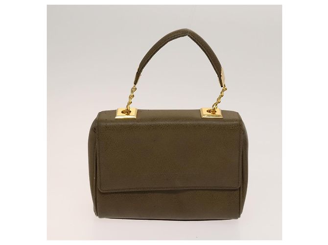 Borsa a Spalla GIVENCHY in Pelle 2 Set Marrone Nero Oro Auth bs27411 D'oro - vista 2