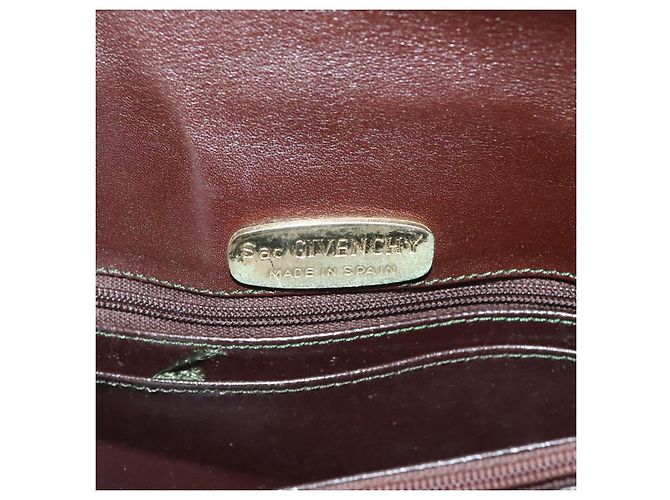 Borsa a Spalla GIVENCHY in Camoscio Marrone Oro Auth bs27977 D'oro - vista 10