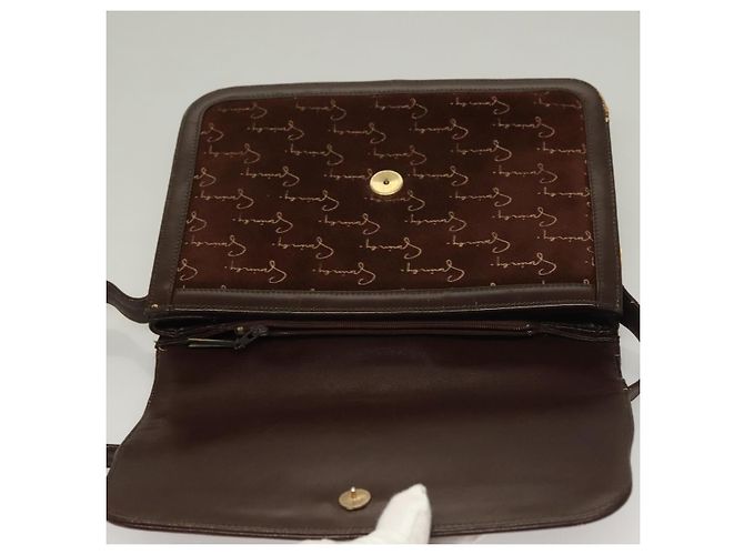 Borsa a Spalla GIVENCHY in Camoscio Marrone Oro Auth bs27977 D'oro - vista 19