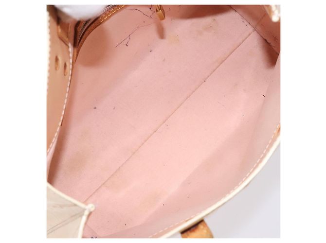 LOUIS VUITTON Monogram Vernis Reade PM Bag Marshmallow Pink M91306 Auth bs27748 - view 10