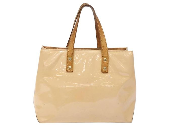 LOUIS VUITTON Monogram Vernis Reade PM Bag Marshmallow Pink M91306 Auth bs27748 - view 2