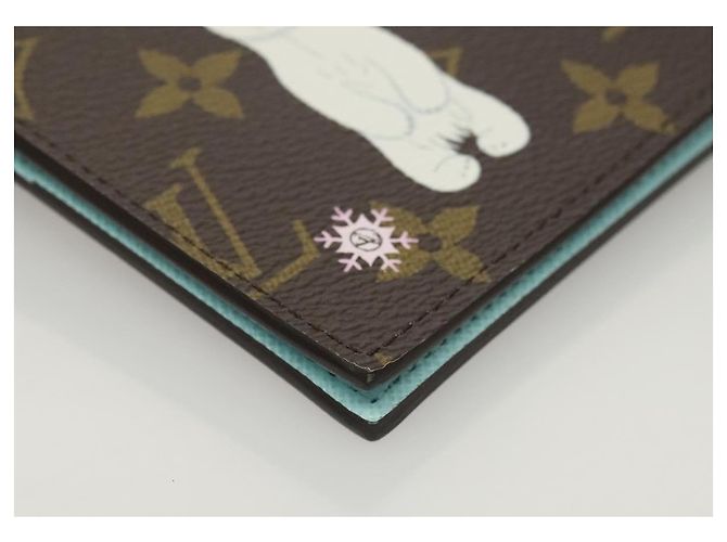 LOUIS VUITTON Noël Vivienne Couverture Passeport Étui à Passeport Auth 132776M Monogramme - vue 15