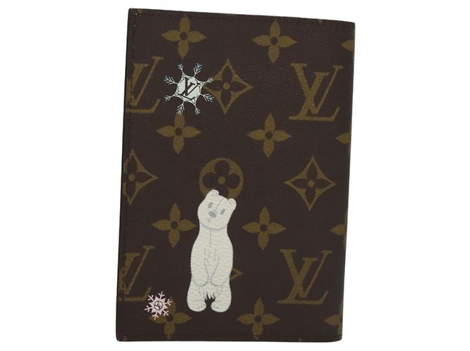 LOUIS VUITTON Noël Vivienne Couverture Passeport Étui à Passeport Auth 132776M Monogramme - vue 2