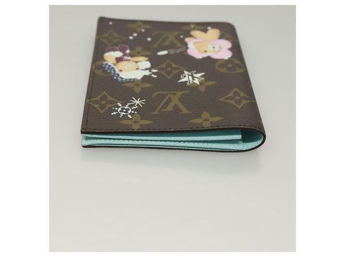 LOUIS VUITTON Noël Vivienne Couverture Passeport Étui à Passeport Auth 132776M Monogramme - vue 5